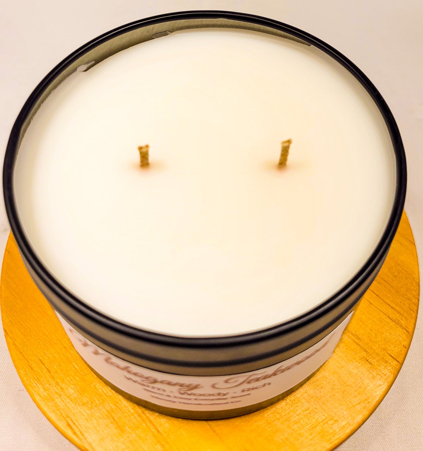 Mahogany Teakwood Candle | Warm Woodsy Cologne Scent