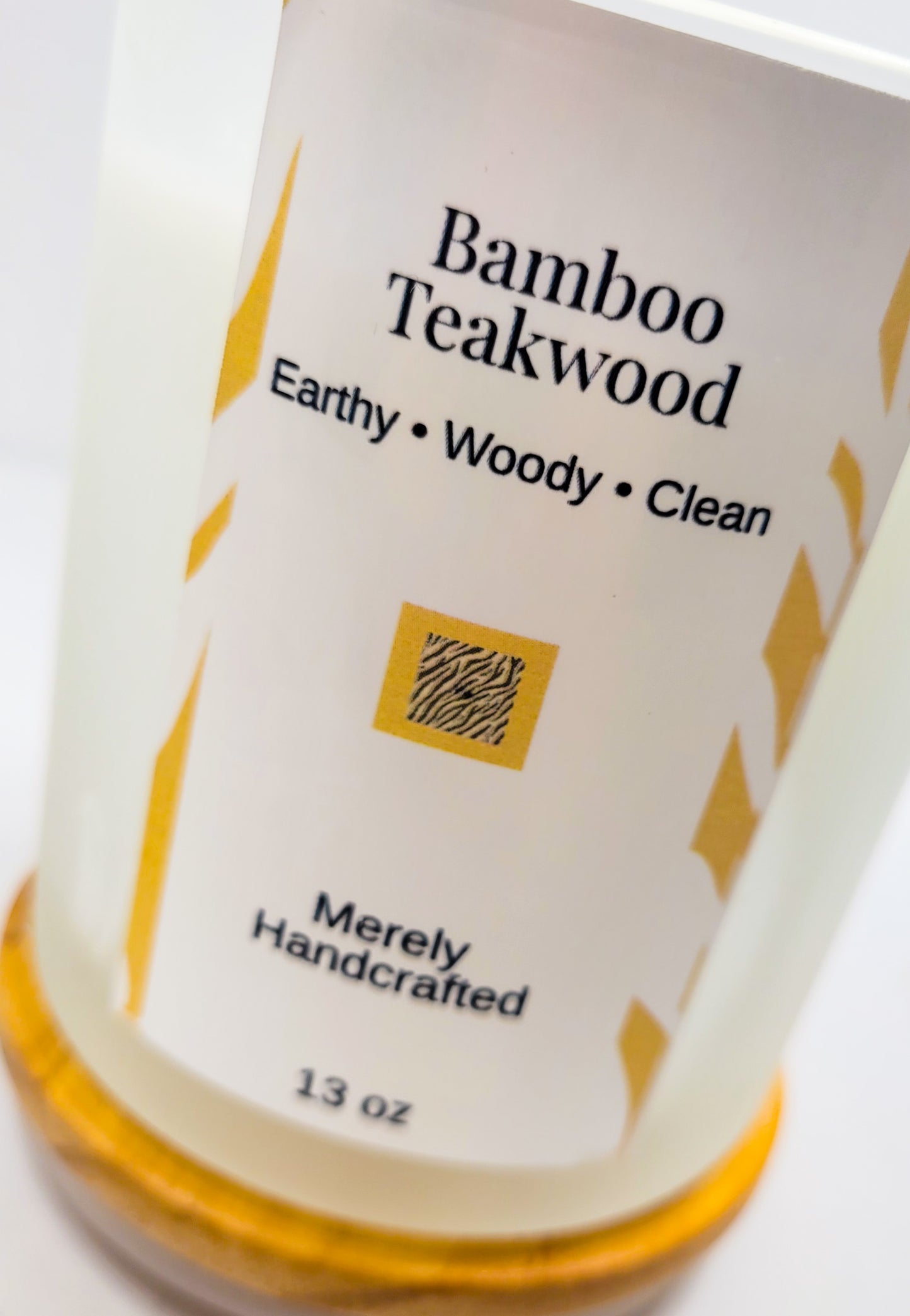 Bamboo Teakwood Candle – Clean Spa Scented Candle