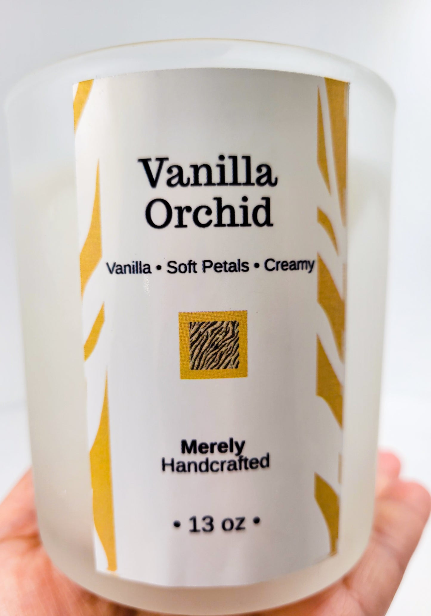 Vanilla Orchid Candle – Soft Floral Vanilla Coconut Soy Candle