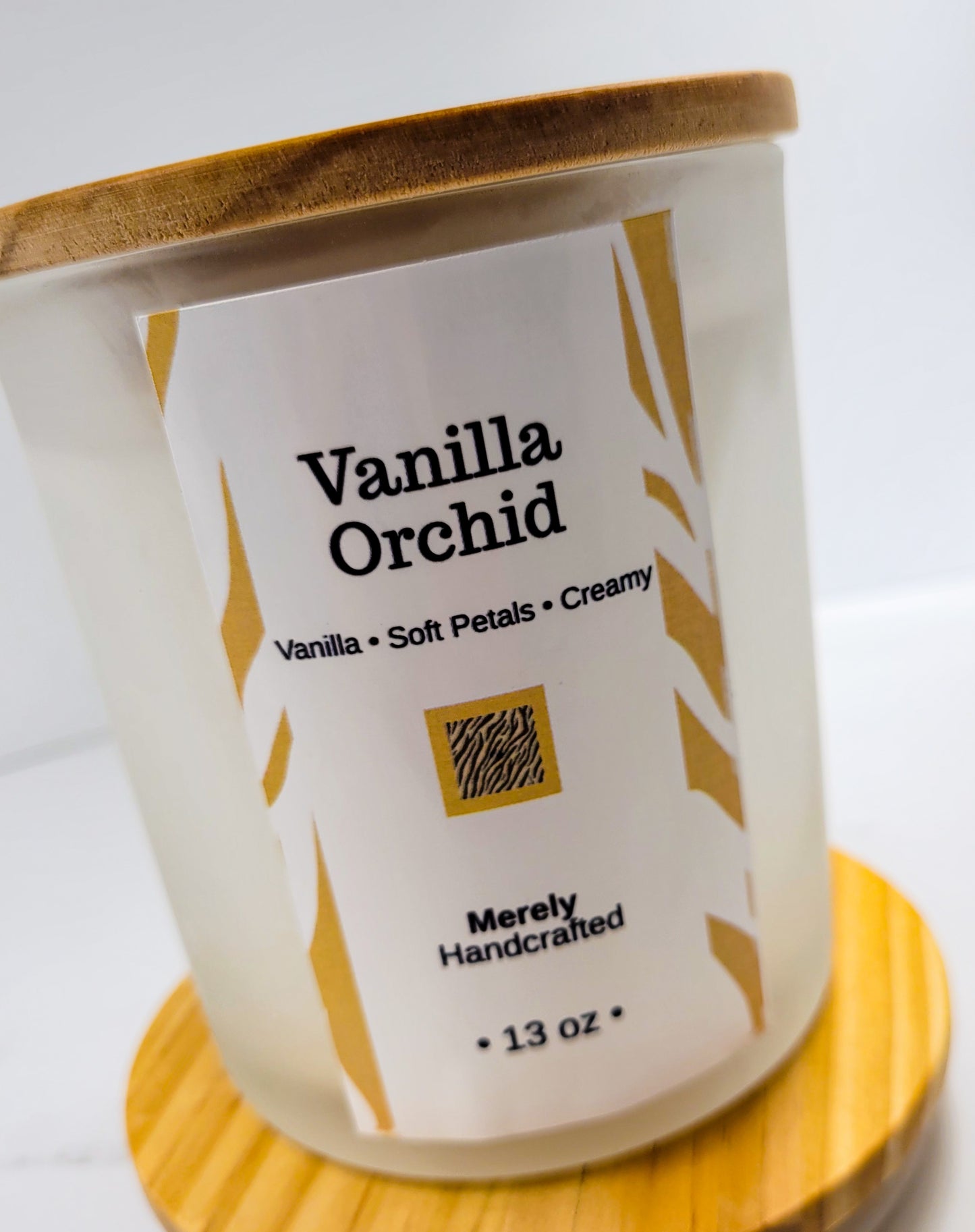 Vanilla Orchid Candle – Soft Floral Vanilla Coconut Soy Candle