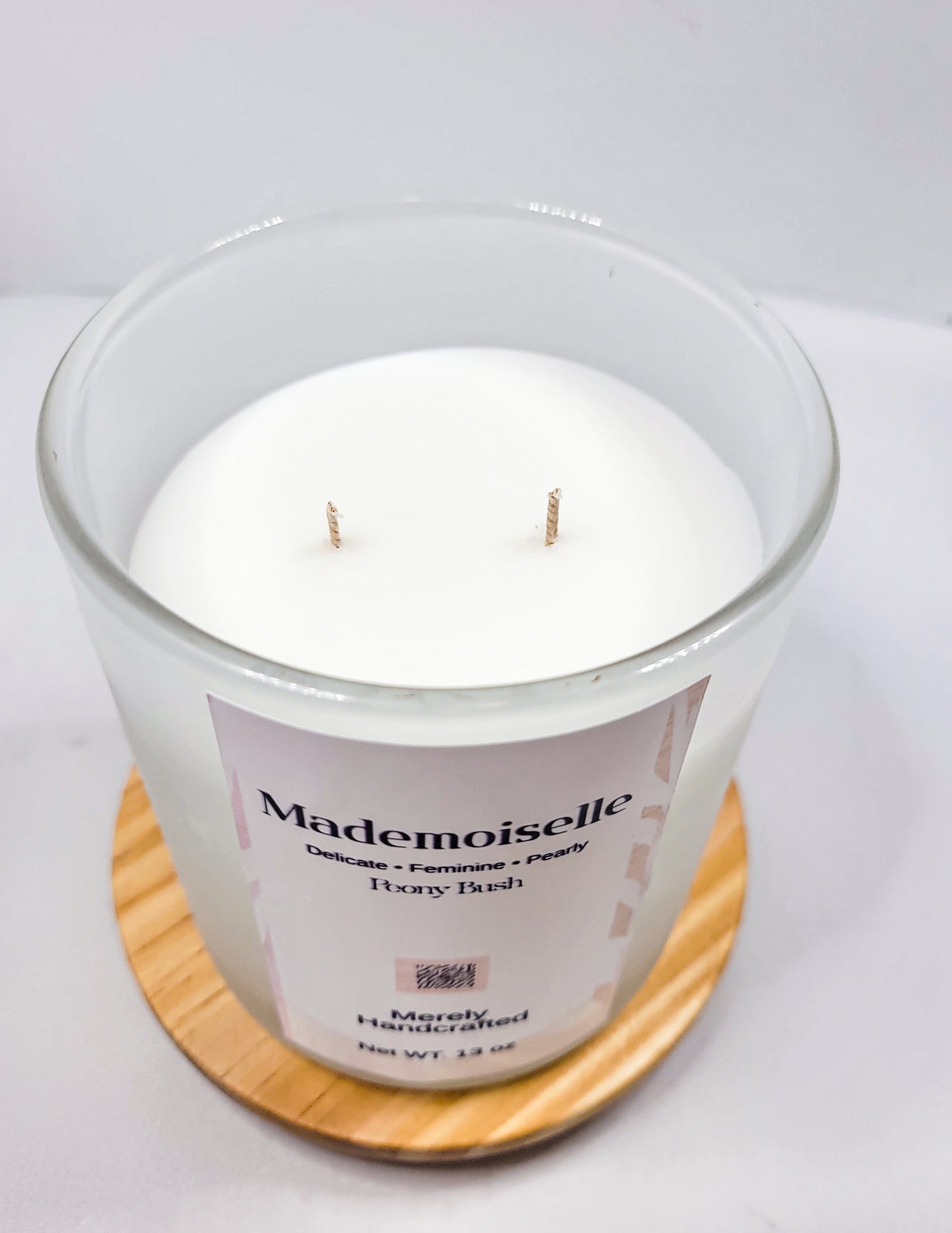 Madenoiselle Peony Blush | 13 oz Coco-Soy Wax Candle | Soft Floral Luxury