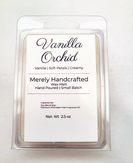 Vanilla Orchid Wax Melts | Creamy Vanilla Floral | Strong Scent Throw | Hand Poured Soy Blend | Luxury Home Fragrance