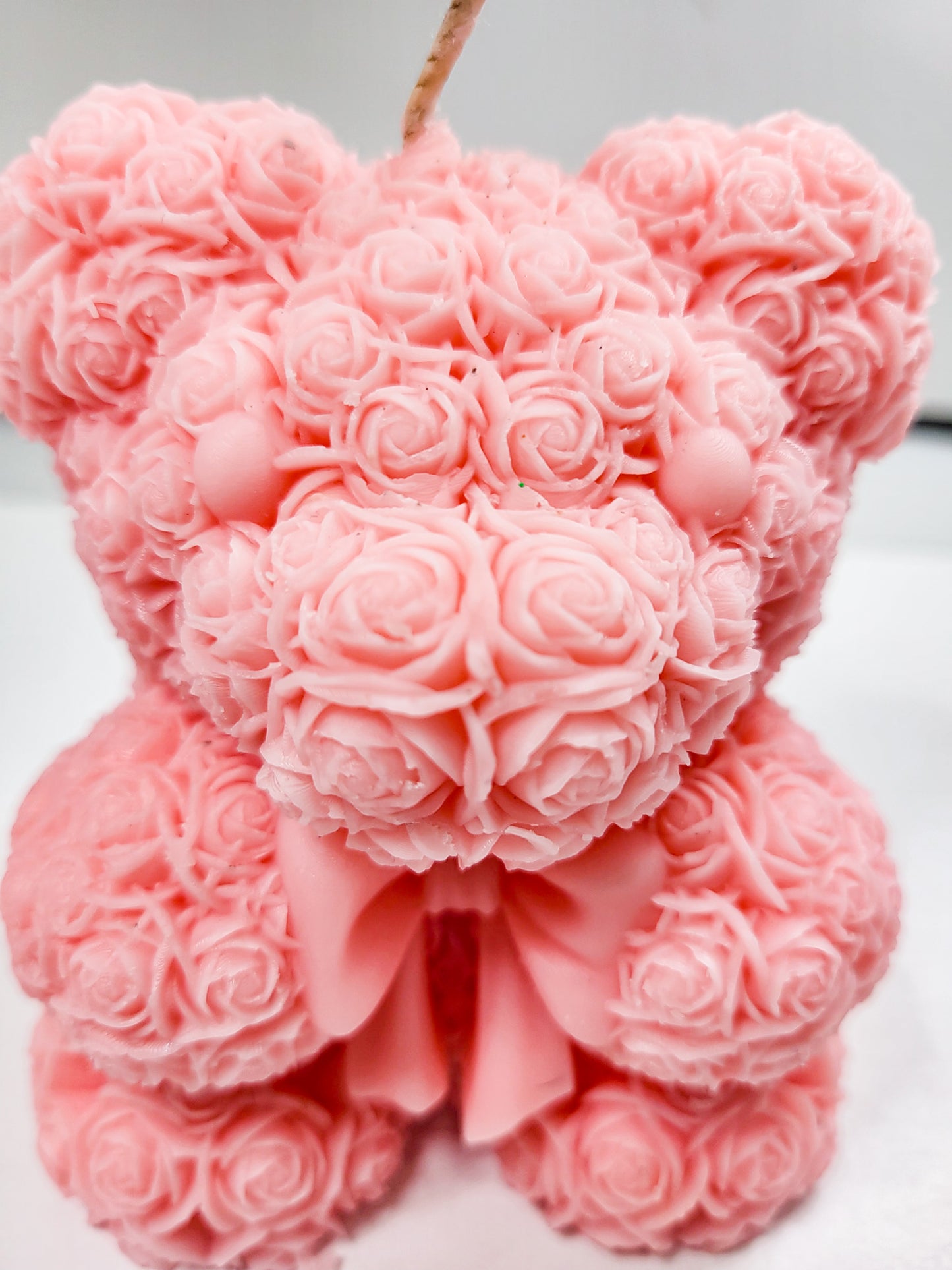 Strawberry Cream Teddy Bear Dessert Candle